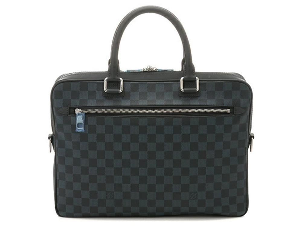 LOUIS VUITTON Bag Port Business Handbag Damier Cobalt Blue